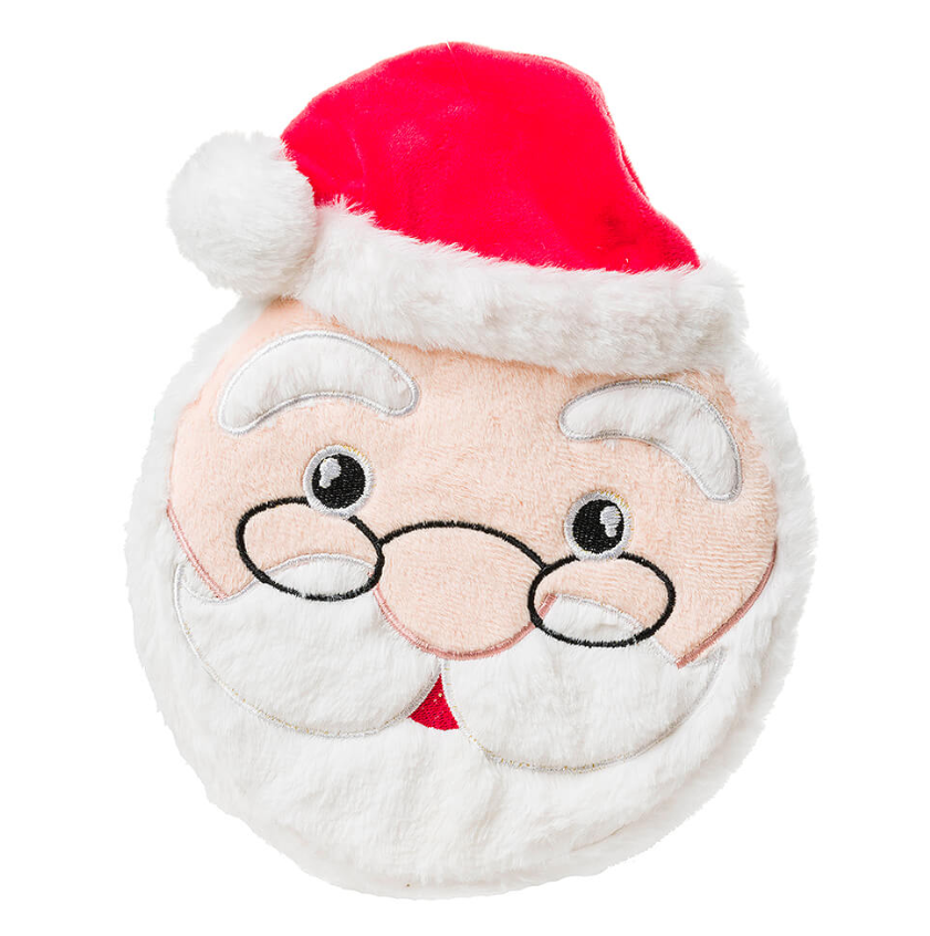 House of Paws Round Santa Squeaker Toy